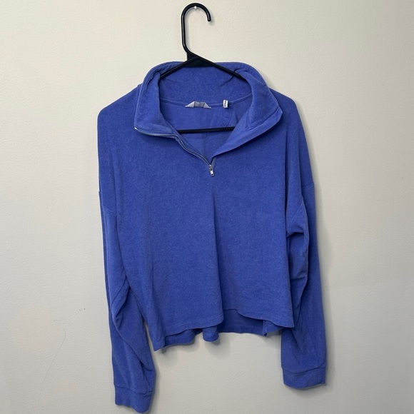 Peloton Tops - Peloton Purple Quarter-Zip Sweatshirt